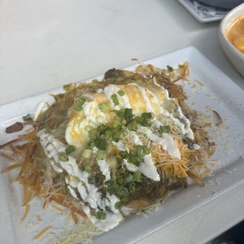The Pan - Green chili hash - Pizza Near Me - Gardena, California The Pan - Green chili hash - Pizza Near Me - Gardena, California