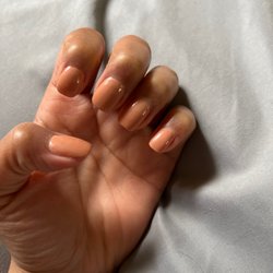 Nails Club - The next day after they fixed. Regular nail polish number 94