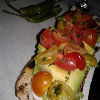 Echo & Rig - Avocado toast on rustic bread - Steakhouses Near Me - Las Vegas, Nevada