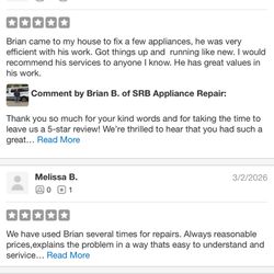 Great reviews from our customers.