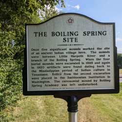 The Boiling Spring Site - The Boiling Spring Site Marker, Brentwood