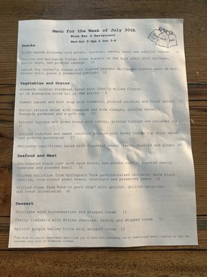Menu photo 2 Three Sacks Full Seattle, WA Menu photo 2 Three Sacks Full Seattle, WA