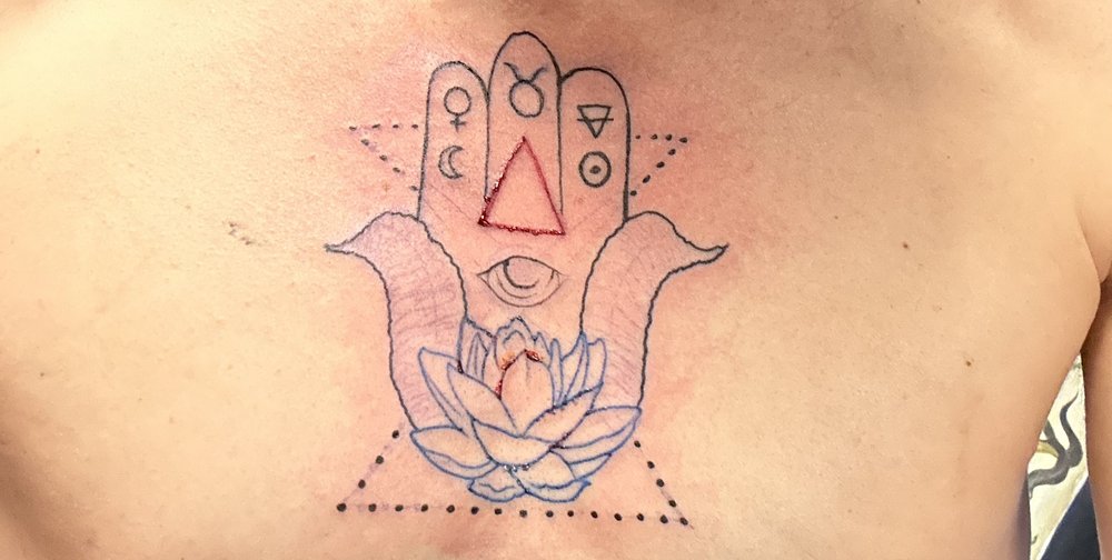 Rock Bottom Tattoo Studio and Treasures Logo