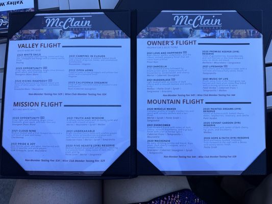 Menu photo 2 McClain Cellars Solvang, CA Menu photo 2 McClain Cellars Solvang, CA