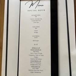 Belt40 Cocktail Lounge & Kitchen - Social (happy) Hour menu