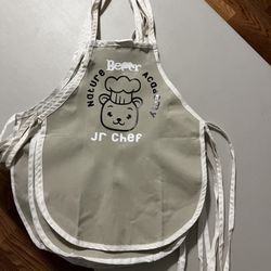 Nature Bear Academy - Our new aprons provided by Mr. Eric.