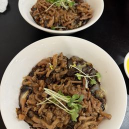 Meat jjajangmyun Meat jjajangmyun