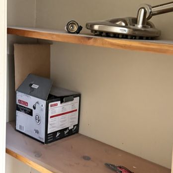 Jimmy handyman - Garbage in linen closet - Handyman Near Me