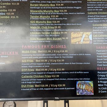 Dino’s Main St - Munchy box and Famous Fry Dishes menu - Burgers Near Me - Los Angeles, California Dino’s Main St - Munchy box and Famous Fry Dishes menu - Burgers Near Me - Los Angeles, California