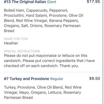 Jersey Mike's Subs - My order - Fast Food Near Me - Fall River, Massachusetts