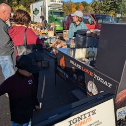 Ignite Donuts - Ignite Donut cart at the Rockford, MI Farmers Market - 10/12/2024