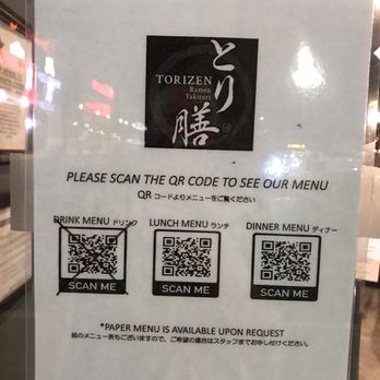 Torizen - Menu - Japanese Near Me - Schaumburg, Illinois