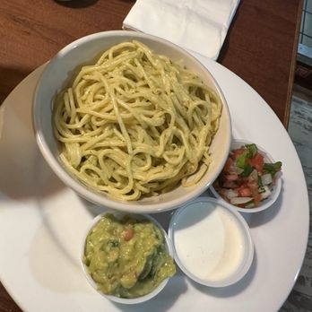 Johnny Gringo Painesville - Spicy green spaghetti - Mexican Near Me - Painesville, Ohio