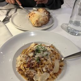 Wagyu pasta n calzone w italian salami