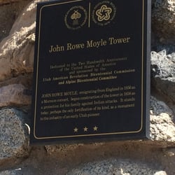 Moyle Park - Plaque on the Moyle Tower