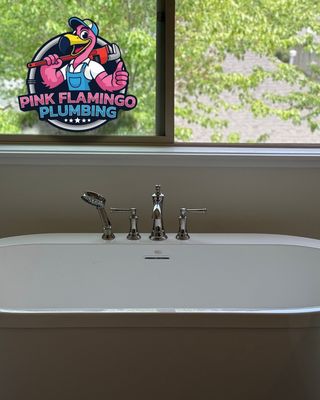 Pink Flamingo Plumbing by null