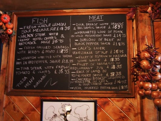 Menu photo 3 Sergios Bristol, BST Menu photo 3 Sergios Bristol, BST