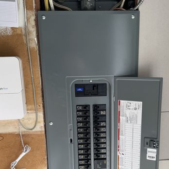 Origins-Electric - Final clean install including outlet for our FIOS - Electricians Near Me