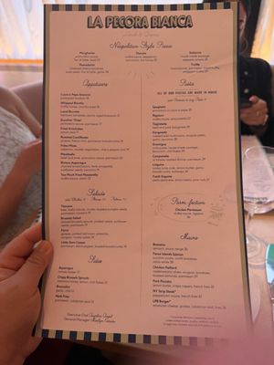 Menu photo 6 La Pecora Bianca Theater District New York, NY