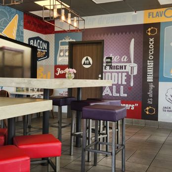 Jack in the Box - Interior setting while waiting for orders for take. - Fast Food Near Me - San Diego, California Jack in the Box - Interior setting while waiting for orders for take. - Fast Food Near Me - San Diego, California
