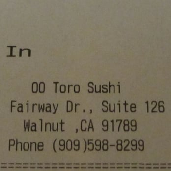 Ootoro Sushi - Restaurant Name is actually OO Toro Sushi - Japanese Near Me - Walnut, California