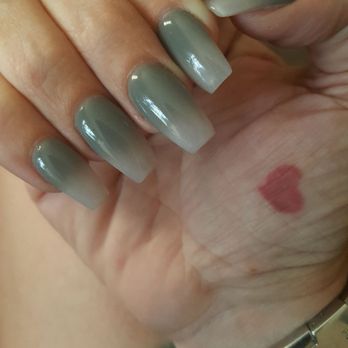 AZ 3D Nail Spa - Grey umbre done by Richard - Nail Salons Near Me - Phoenix, Arizona
