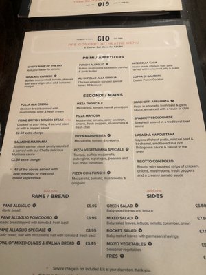 Menu photo 2 Gio Ristorante Manchester, XGM