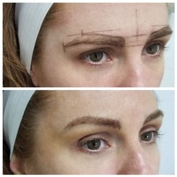 Treja Beauty - Gave that arch some oomph, brought out the natural warmth in her brows with microblading and shading by Treja.