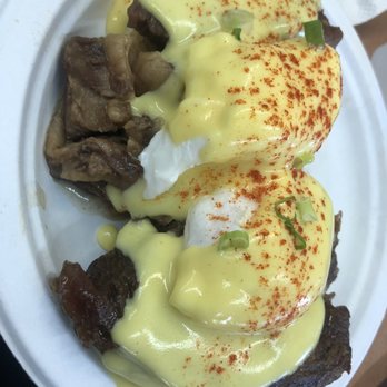 Button Up Cafe - Short rib Benny (SO GOOD!!) - Breakfast & Brunch Near Me - Pearl City, Hawaii Button Up Cafe - Short rib Benny (SO GOOD!!) - Breakfast & Brunch Near Me - Pearl City, Hawaii