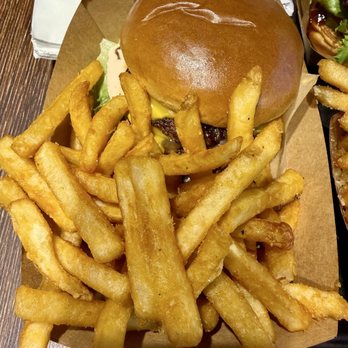 Mahaloha Burger - Ala Moana - double cheeseburger with standard fries - Burgers Near Me - Honolulu, Hawaii Mahaloha Burger - Ala Moana - double cheeseburger with standard fries - Burgers Near Me - Honolulu, Hawaii