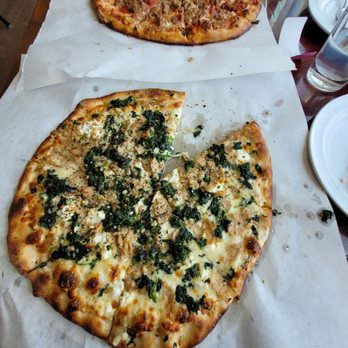 Randy's Wooster St Pizza - two pizzas on a table - Pizza Near Me - Naples, Maine Randy's Wooster St Pizza - two pizzas on a table - Pizza Near Me - Naples, Maine