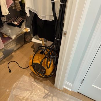 Restore You - Heater being used to dry out water damaged ceiling - Damage Restoration Near Me Restore You - Heater being used to dry out water damaged ceiling - Damage Restoration Near Me