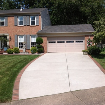 Brick Border Concrete Driveway Yelp Brick Border Concrete Driveway Yelp