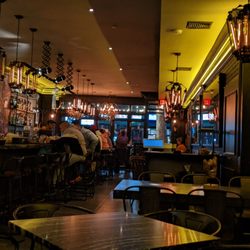 The Lazy Cow - Quite dark inside, sets the mood. Spacious seating.