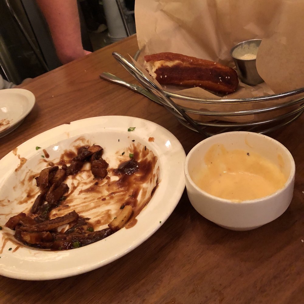 Benson Brewery - Poutine - they know how to make brown gravy! Usually it has no flavor. And pretzel sticks with a mustard dipping sauce and cheese- came HOT - Gastropubs Near Me - Omaha, Nebraska Benson Brewery - Poutine - they know how to make brown gravy! Usually it has no flavor. And pretzel sticks with a mustard dipping sauce and cheese- came HOT - Gastropubs Near Me - Omaha, Nebraska