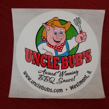Uncle Bub's - Stickers and temporary tattoos with the logo are by the carryout boxes! - Barbeque Near Me - Westmont, Illinois Uncle Bub's - Stickers and temporary tattoos with the logo are by the carryout boxes! - Barbeque Near Me - Westmont, Illinois