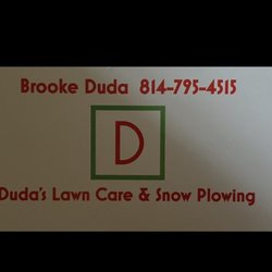 Duda’s Lawn Care - Business card