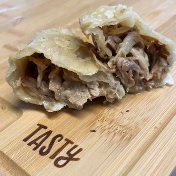 The Dancing Empanada - Pork / Pernil Empanada (Pork Butt, Cheese) - Food Trucks Near Me The Dancing Empanada - Pork / Pernil Empanada (Pork Butt, Cheese) - Food Trucks Near Me
