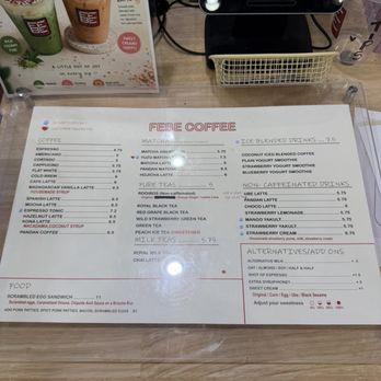 Febe Coffee - Menu - Coffee & Tea Near Me - Santa Ana, California Febe Coffee - Menu - Coffee & Tea Near Me - Santa Ana, California
