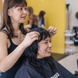 Gregga L.A. - Textured layers styled at Gregga LA, a creative Los Angeles hair salon