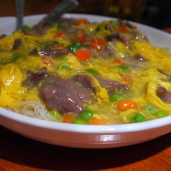 HK Tea and Sushi - silky egg with noodles - Sushi Bars Near Me - Brooklyn, New York