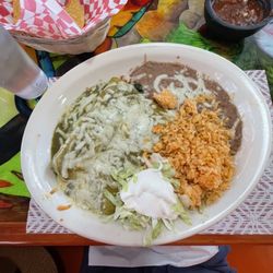 Spinach Enchiladas, Vegetarian (thank you!!)