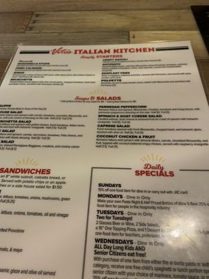 Menu photo 2 Vito's Italian Kitchen Harrisonburg, VA