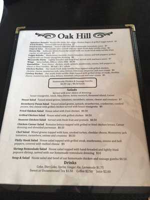 Menu photo 6 Oak Hill Bar & Grill Birmingham, AL Menu photo 6 Oak Hill Bar & Grill Birmingham, AL
