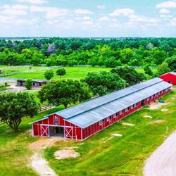 Horse barn