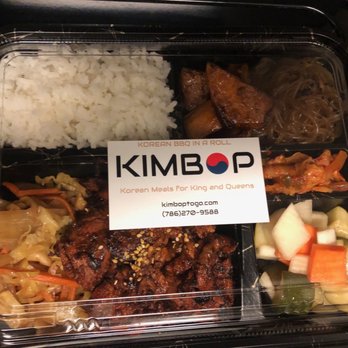 Kimbop - Korean BBQ Spicy Pork Meal - Korean Near Me - Miami, Florida
