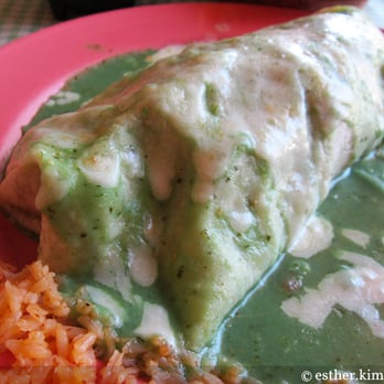 La Adelita - Carnitas Burrito with green sauce and no beans - Mexican Near Me - Monrovia, California