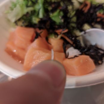Sushi Fuku - Dangerous fish bone in my raw salmon! Don't go! - Sushi Bars Near Me - Pittsburgh, Pennsylvania