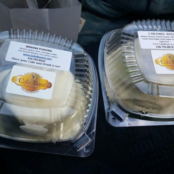 Cake Buzz - These cakes looked delectable. On the left is Banana Pudding and on the right is Caramel Apple - Desserts Near Me - Redondo Beach, California Cake Buzz - These cakes looked delectable. On the left is Banana Pudding and on the right is Caramel Apple - Desserts Near Me - Redondo Beach, California