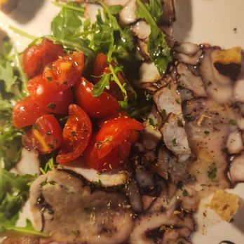Ciro & Sons - Octopus carpaccio with arugala, lemon and EVOO - Italian Near Me - Florence, FI